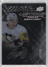 2022 SPx UD Black Lustrous Rookie Signatures /299 Tier 1 Samuel Poulin Auto 0wp5
