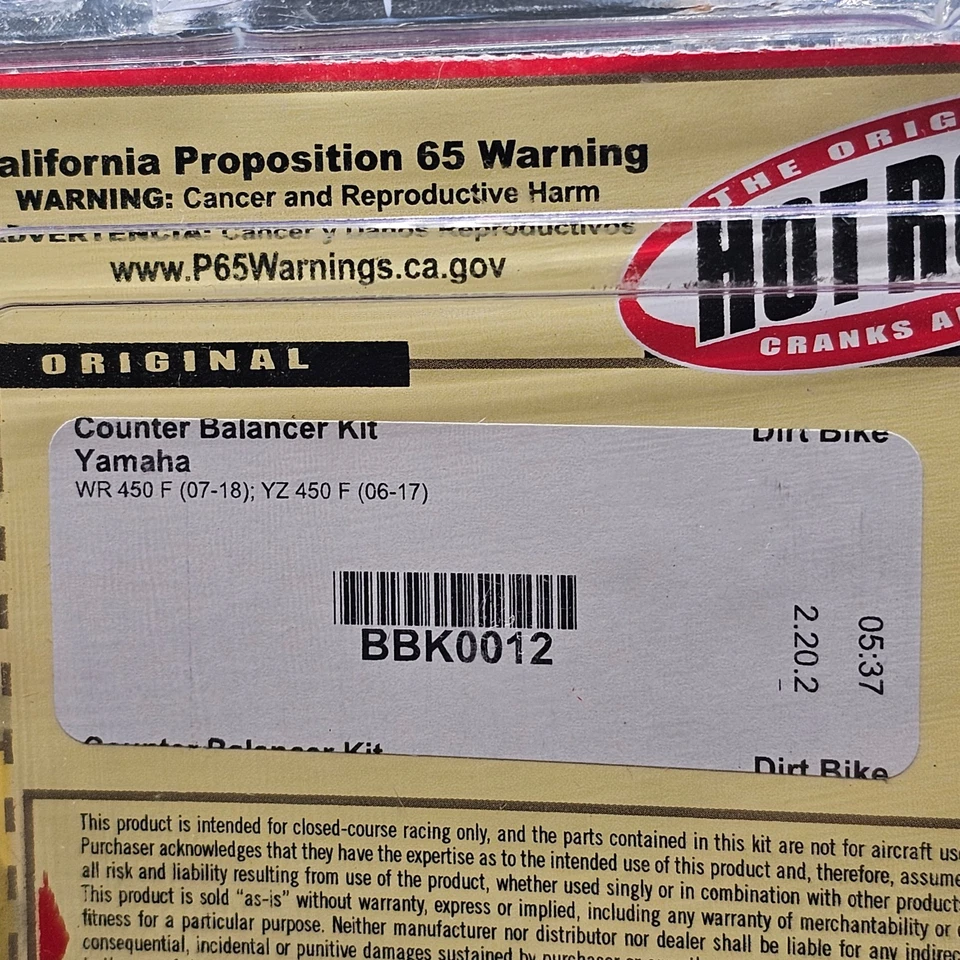 Hot Rods BBK0012: Counter Balancer Bearing For 2006-2017 Yamaha YZ 450 F - Image 3 of 4