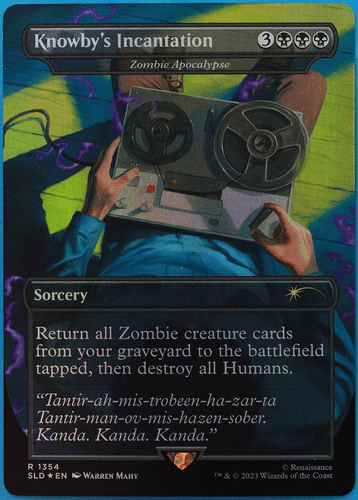 Knowby's Incantation | Zombie Apocalypse (Secret Lair Promo) FOIL NM (501956) - Picture 1 of 2