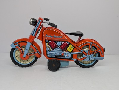 純正❗️ 世界限定❗️ ハーレーダビットソン　オフィシャル　1950s TOY Xonex Harley Davidson Motorcycles Black 1950's Tin Toy