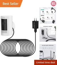 Indoor/Outdoor Power Adapter for Ring Stick up Cam Battery/Plug-In, Ring Spotlig