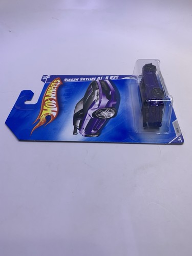 Hot Wheels Nissan Skyline GT-R R32 Blue 2009 Dream Garage Nice with Protector - Picture 7 of 9