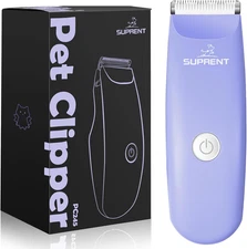 Pet Grooming Clippers for Matted Hair Cat, Low Noise Hair Trimmer Kit for Long F