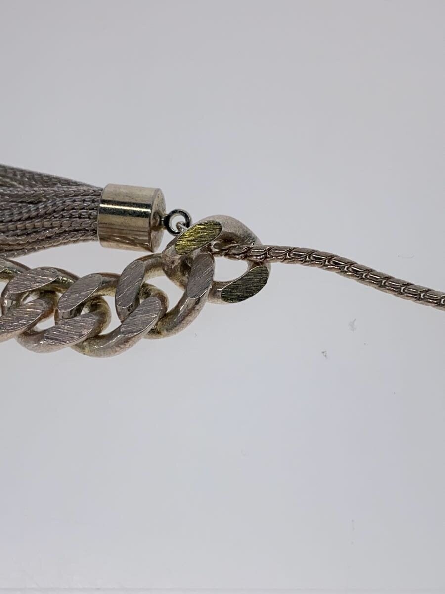 Ameri Necklace Silver Ladies Chain Fringe Necklac… - image 3