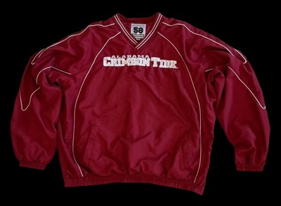 Alabama Crimson Tide  Vintage 58 Sports ️ Pullover with Zipper Side ~ Men s XL