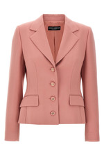 DOLCE & GABBANA Dolce Pink Wool Blazer New & Authentic