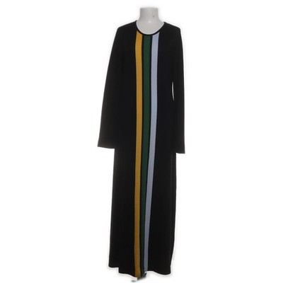 La DoubleJ, Kleid, Größe: XL, Schwarz/Mehrfarbig, Merinowolle #4Dg