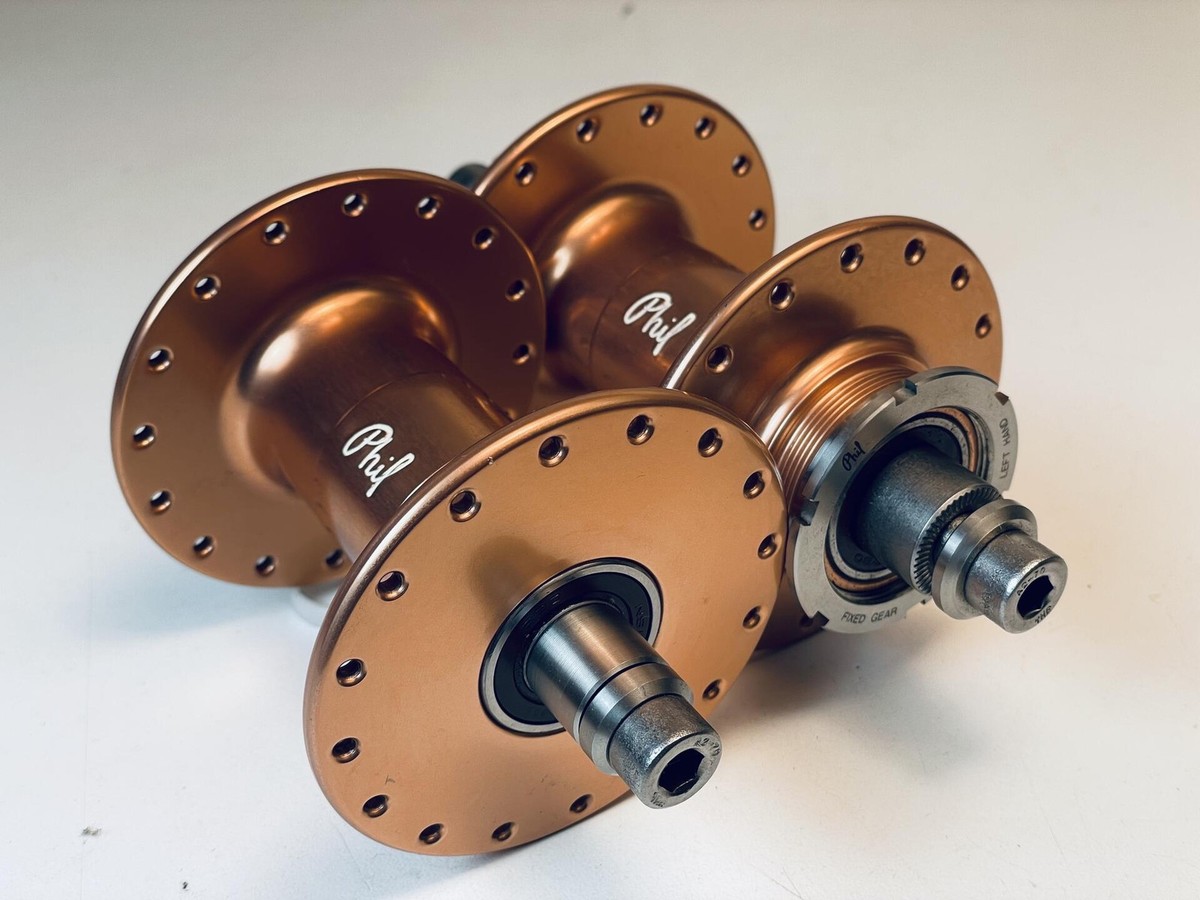NOS Phil Wood High Flange Track Hub Set 32h Fix / Fix 100 NOS Phil Wood High Flange Track Hub Set 32h Fix / Fix 100