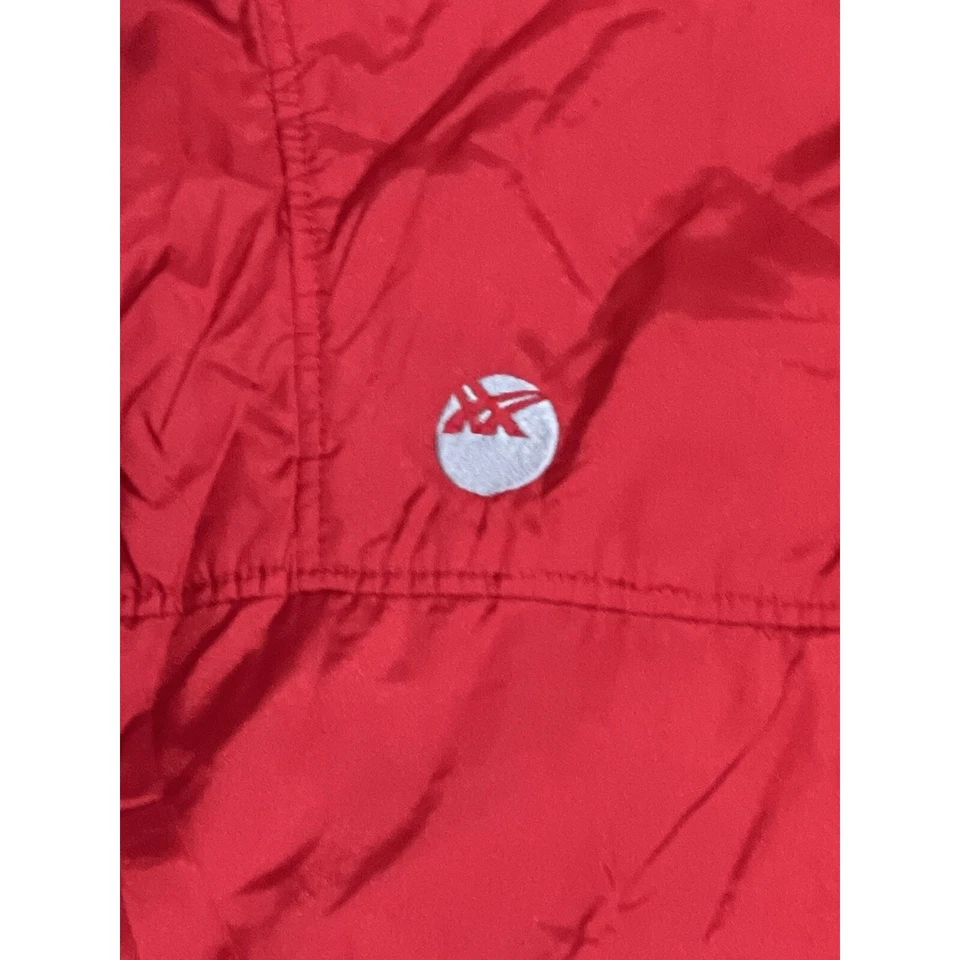 Chaqueta De Colección Años 80 Asics Nylon Roja EE. UU. Para Hombre Talla Grande Ropa Deportiva Japón Retro Foto 3 de 4