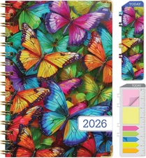HARDCOVER 2026 Planner, 5.5"X8": 14 Months (November 2025 - December 2026), Dail