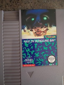 Raid on Bungeling Bay 5 Screw NES Complete In Box Hangtab Poster Tested Nintendo