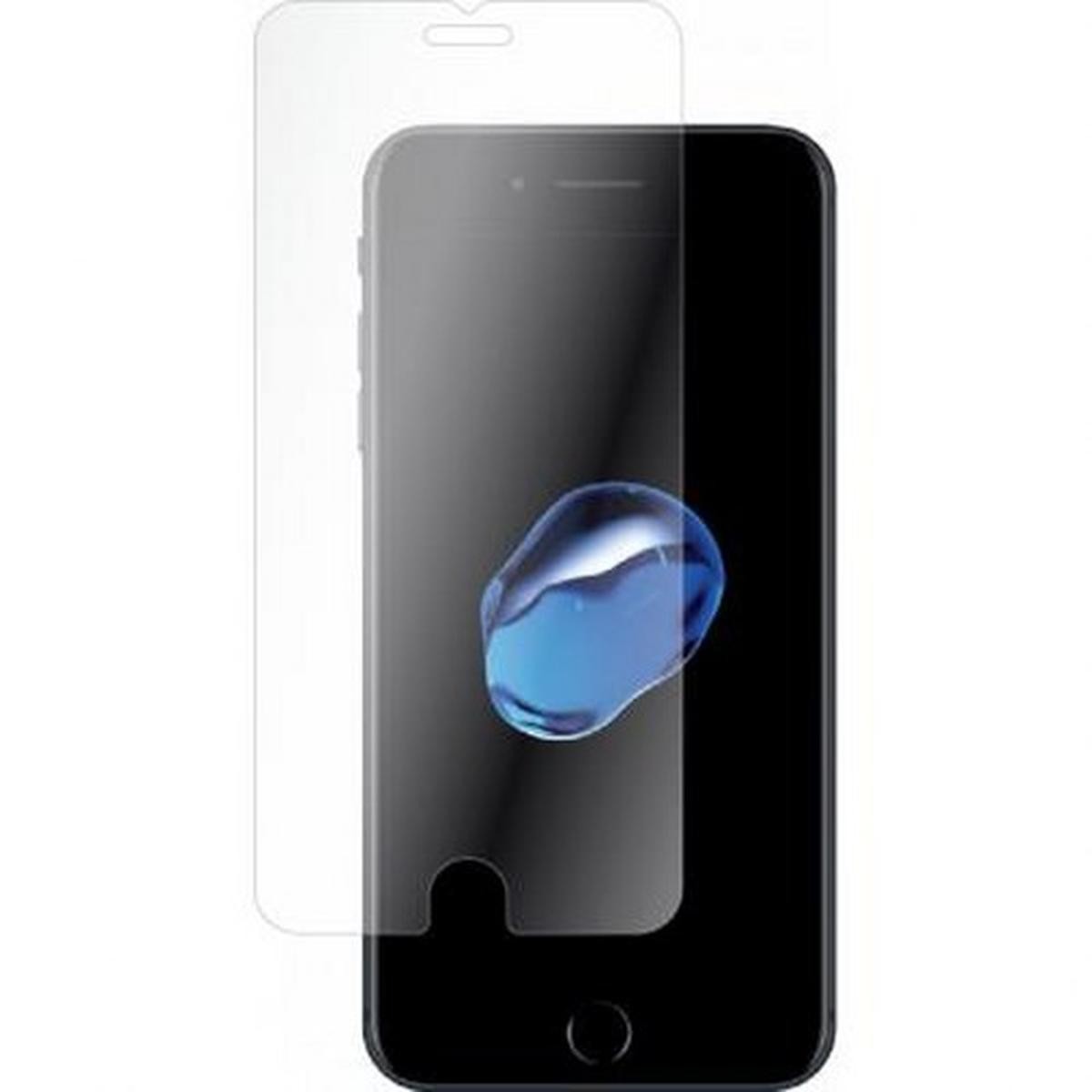Verre trempé premium 9H pour écran iPhone 8, 7 et SE en silicone statique