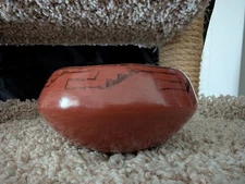 Vintage Mabel Sunn (1898-1980) Maricopa Pottery Signed Bowl 4"