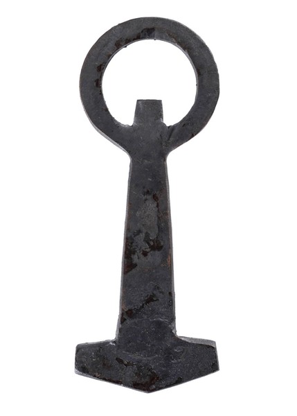 Thorshammer-FlaschenöFfner Aus Eisen, Ca. 10 Cm; Mittelalter FlaschenöFfner-image