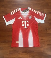 Original  Fc Bayern München Heim Trikot Größe L Rot 25/26 