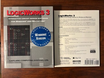 LogicWorks 3.0 Paperback Ltd., Staff Capilano Computing Systems /w Software