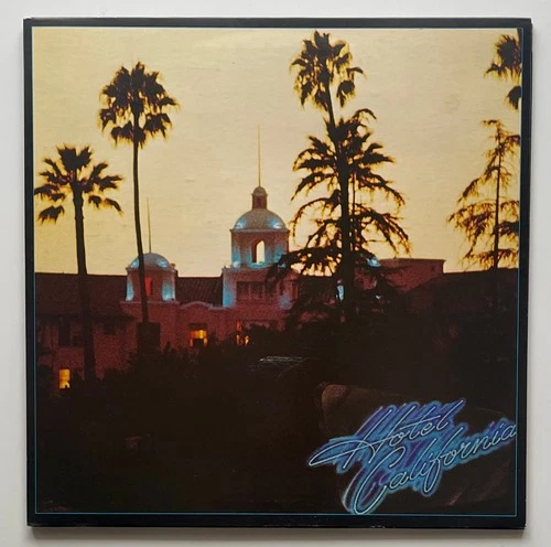 ORIGINAL 1976 THE EAGLES Vinyl HOTEL CALIFORNIA Record 1ST PRESSING Lp NEAR MINT