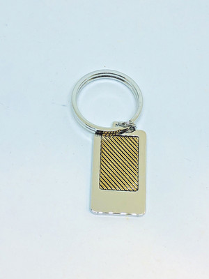 Dolan Bullock Sterlling Siiver/14K Gold Gentleman's Key Chain-Engraveable