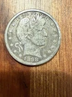 1898-O New Orleans Mint Silver Barber Quarter — Fine Details — Scratch