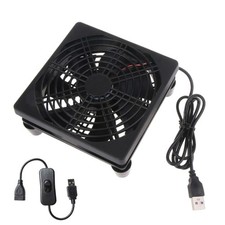 USB Router Cooling Fan DIY PC Cooler TV Box Wireless Quiet DC 5V USB Powerd