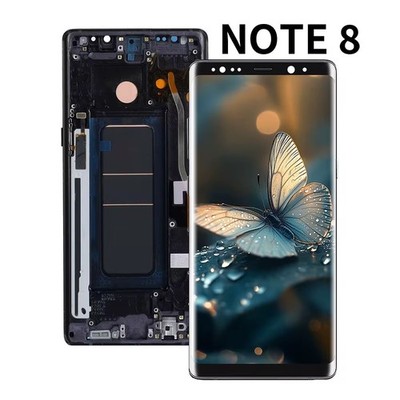 Samsung Galaxy Note 8 Display Digitizer mit Rahmen - Black , High Quality