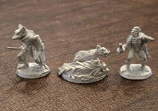 Ral Partha 11-499 AD&D Monsters Mini Were Rat Polymorphing 1993