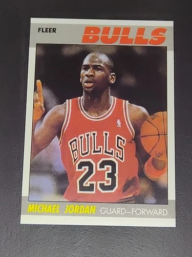 🔥🔥 1987-88 Fleer Set-Break #59 MICHAEL JORDAN NM💎 GOAT🐐 GRAIL💎 EYE APPEAL👀