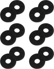 6 Pairs Guitar Strap Locks, Premium Strap Blocks, Guitar Protector Black