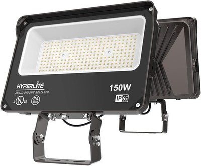 2 Pack HYPERLITE LED Flood Light 150W 5000K Daylight IP65 *NEW Damaged Box*