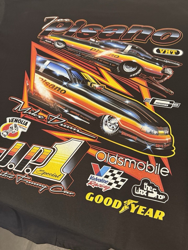Joe Pisano Mike Dunn JP-1 Special 87 Nitro Funny Car T-Shirt (287)