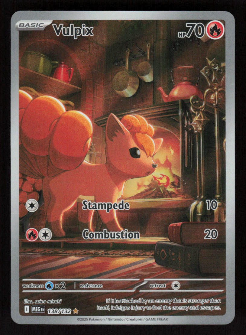 Vulpix - Holo 138/132 ME01: Mega Evolution LP-NM