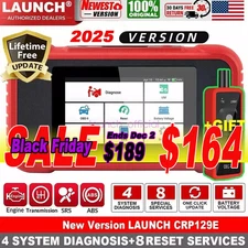 2025 Launch CRP129X OBD2 Car Scanner Engine ABS SRS SAS TPMS EPB Diagnostic Tool