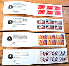 BERLIN SPORT Sporthilfe Sportler 4x Markenheftchen postfrisch