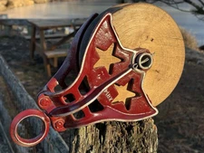 Star Pulley Cast Iron Farm Barn Tool Hay Trolley