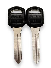 2- B89 Rubber/Plastic Black Head Key Blanks GM Models 1997-2005