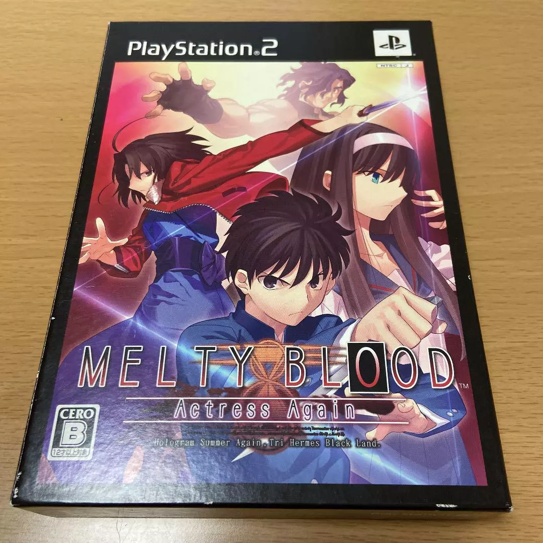 PS2 Melty Blood Actress Again First edition limited Sony PlayStation video game