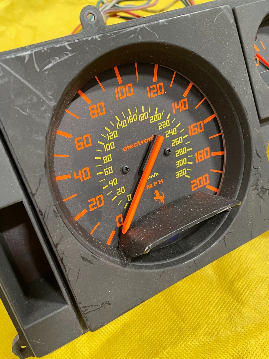 Ferrari Testarossa Instrument panel and Gauges NOS NLA | eBay