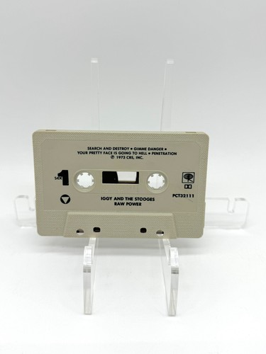 Iggy Pop and The Stooges Raw Power Music Cassette Tape RARE TESTED WORKS - Picture 4 of 8