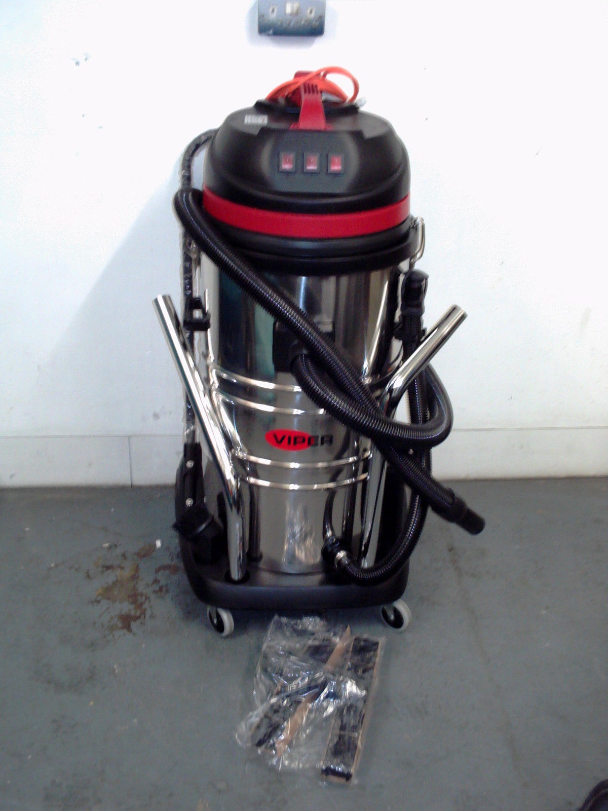 Viper Lsu395 Triple Motor 95ltr Wet Dry Vacuum Cleaner for sale online