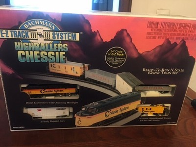 Electric Train Set. Highballers Chessie 
