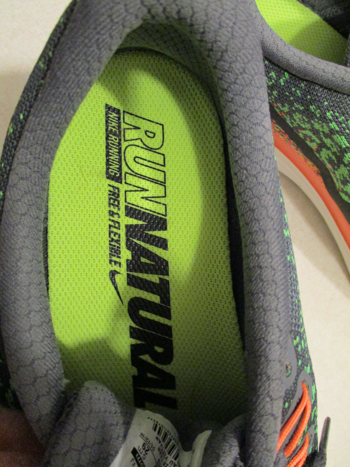 nike run natural free and flexible mens