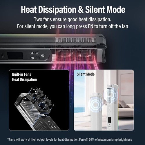 SIRUI T30 30W RGB LED Video Light Stick Full Color Pixel Tube Light 2500K-7000K - Picture 7 of 9