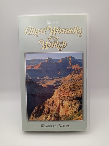 Brand New Readers Digest Great Wonders Of The World Wonders Nature VHS/SH 1995 - Bild 1 von 3