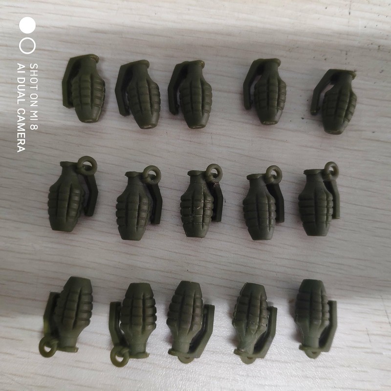 15pcs 1/6 Scale Grenade Weapon Model For 12" Gi Joe Soldier Action Figure Doll