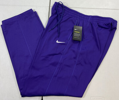 WOMEN'S NIKE SPORTSWEAR TEAM Purple THERMA-FIT PANTS 867372-545 Size 2XL 20/22