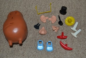 mr potato head with a pipe