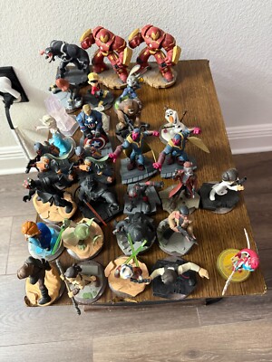 Disney Infinity Figure Collection + Zelda Mipha Amiibo MARVEL STAR WARS RARE LOT