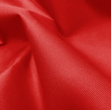 Red Heavy Duty Thick Waterproof Canvas Fabric 600D Outdoor Cover Sold By Metre