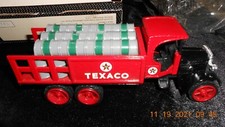 Ertl Texaco Collector's Series #9 1925 Kenworth Stake Truck Coin Locking Bank & 