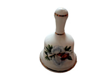Polly Anna Floral Bell, Fine Bone China, wei&szlig;, 6 cm